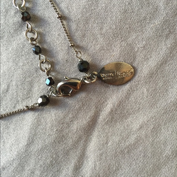 White House Black Market Black beaded necklace (17”-19”) - Picture 4 of 5